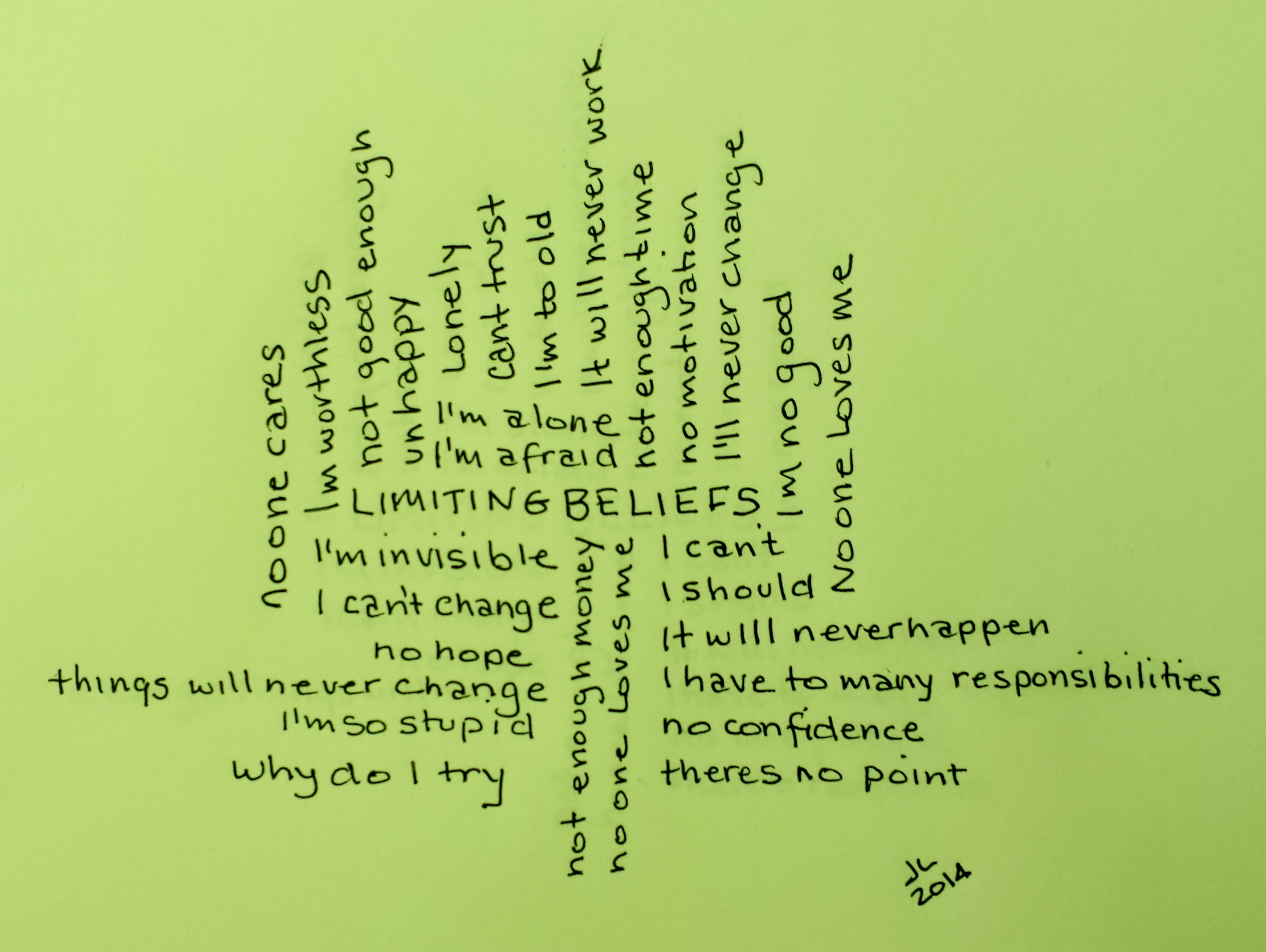 How to let go of limiting beliefs